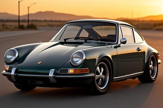 Klassischer Sportwagen mit modernen Details, Restomod